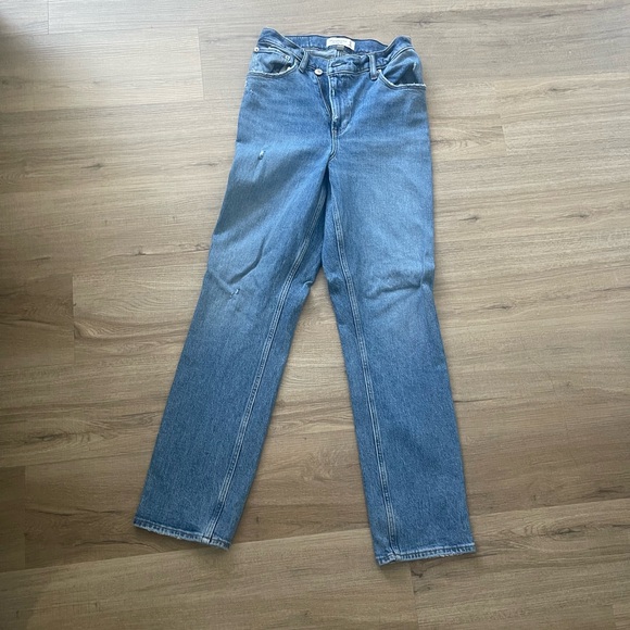 Abercrombie Curve Love 90s straight ultra high rise jeans - Picture 2 of 5